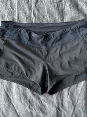 lululemon athletica Black Women's Running Shorts